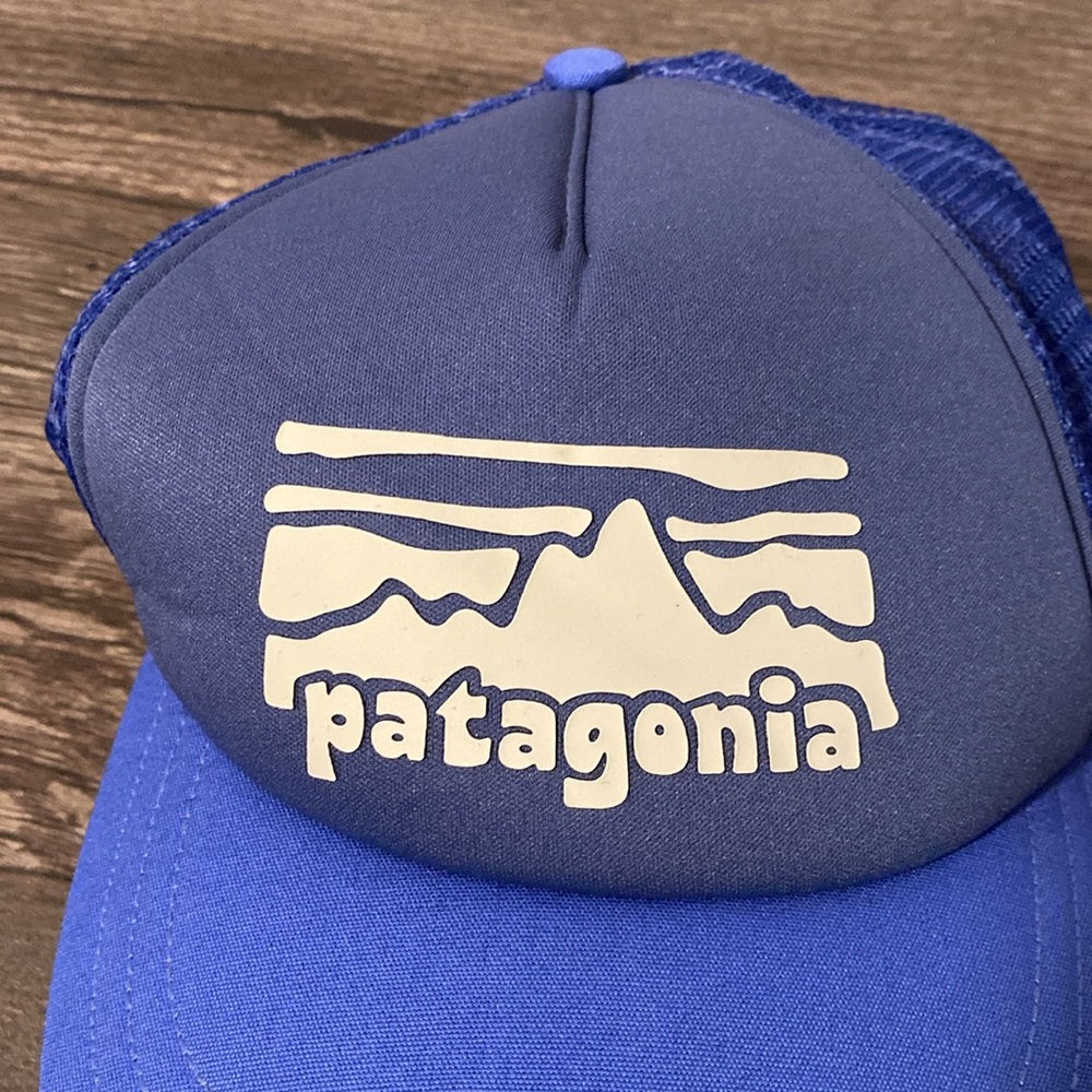 Patagonia Blue Trucker Hat - Picture 3 of 6